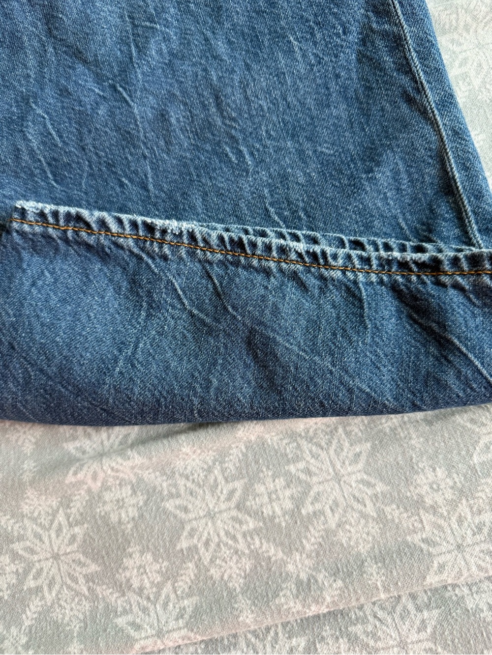 RAG & BONE Logan Mid-Rise Wide Leg Jeans Women’s 33 Featherweight Blue Baggy - Picture 16 of 16